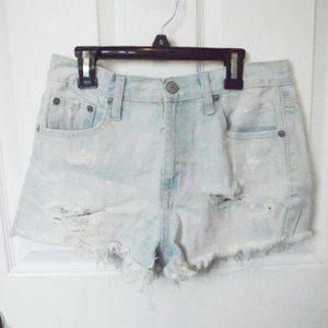 Women's Ripped Jean Shorts